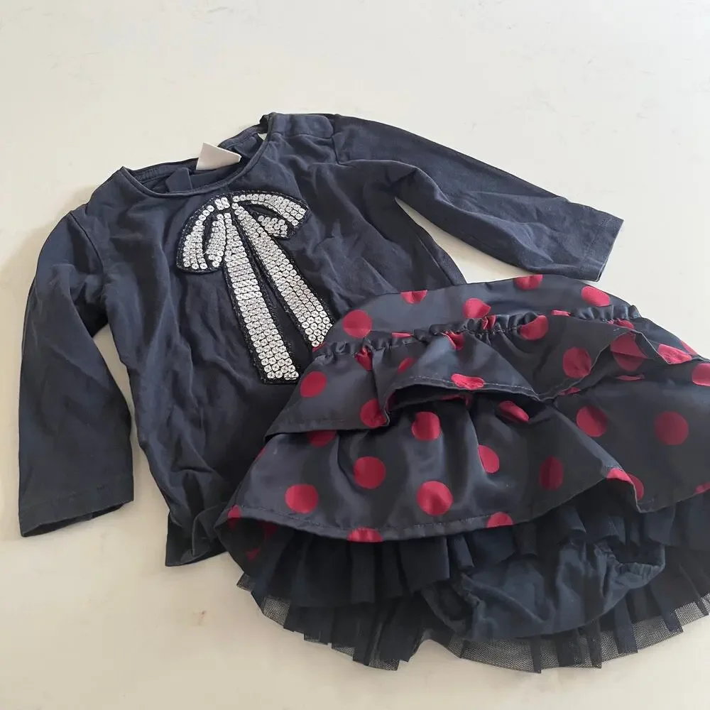 Girls Fall Winter Bundle 6-9M Zara Gap H&M Cozy Baby Outfits Mixed Lot